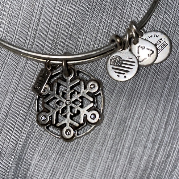Alex and Ani snowflake bracelet - Picture 2 of 2